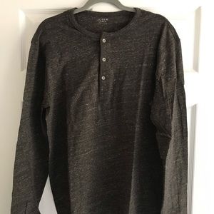 J. Crew Men’s Henley Long Sleeve Shirt